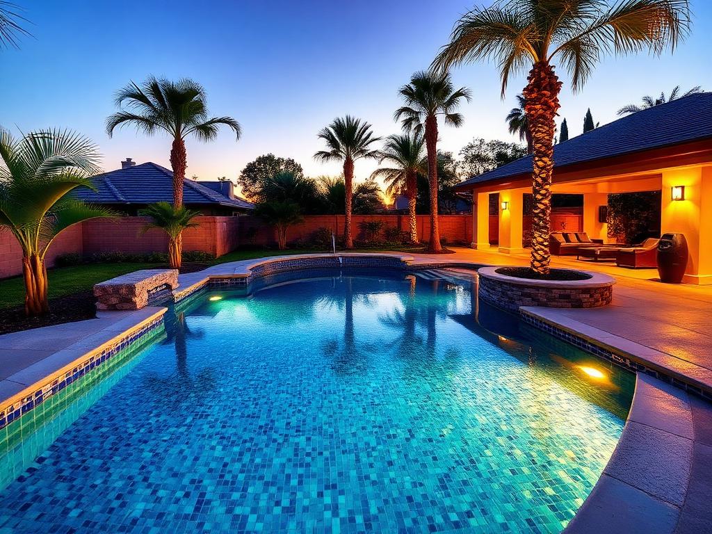 Shotcrete application on a custom pool shell