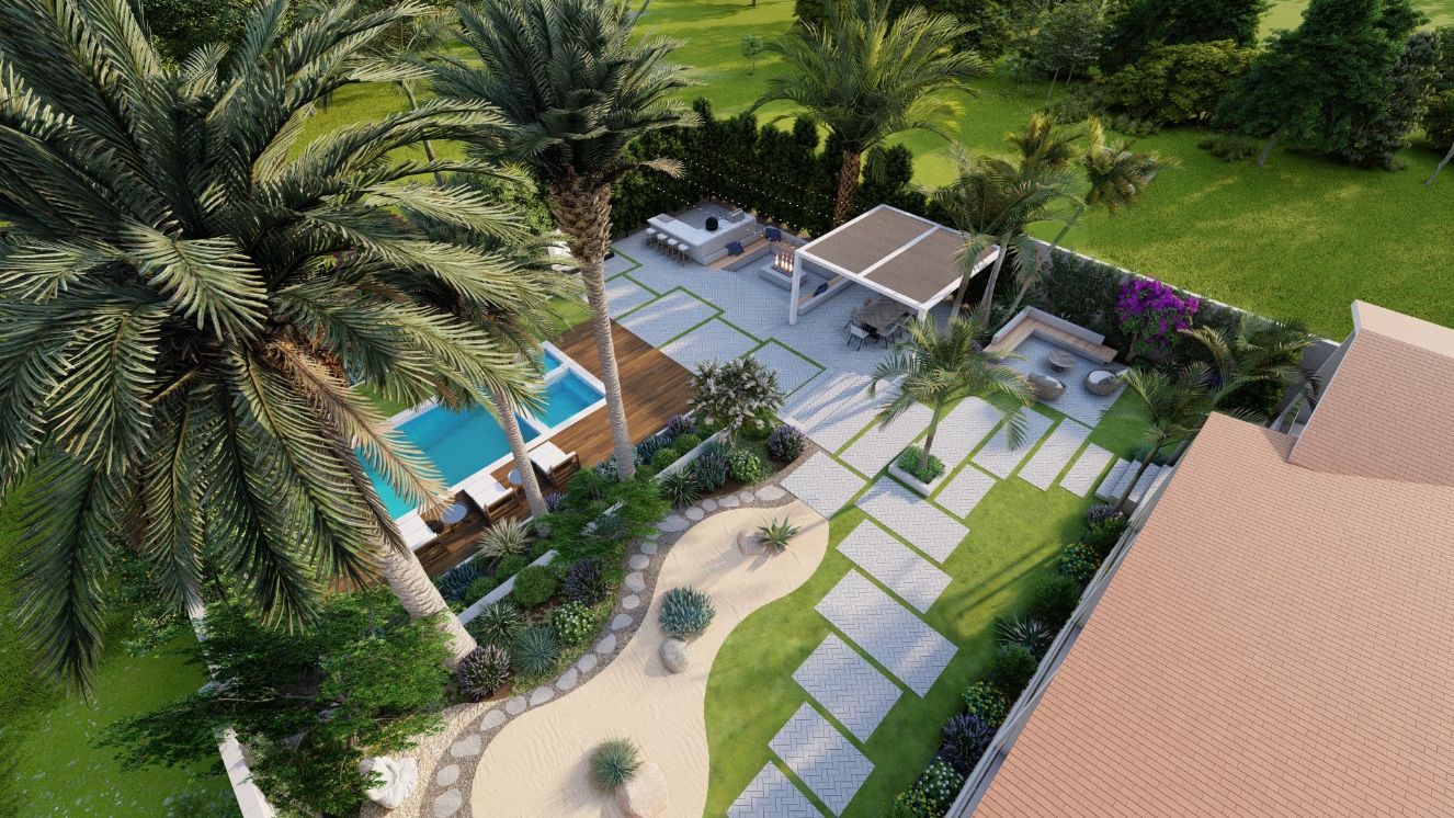 Luxury finished pool project in Glendale by Pool Masters LA
