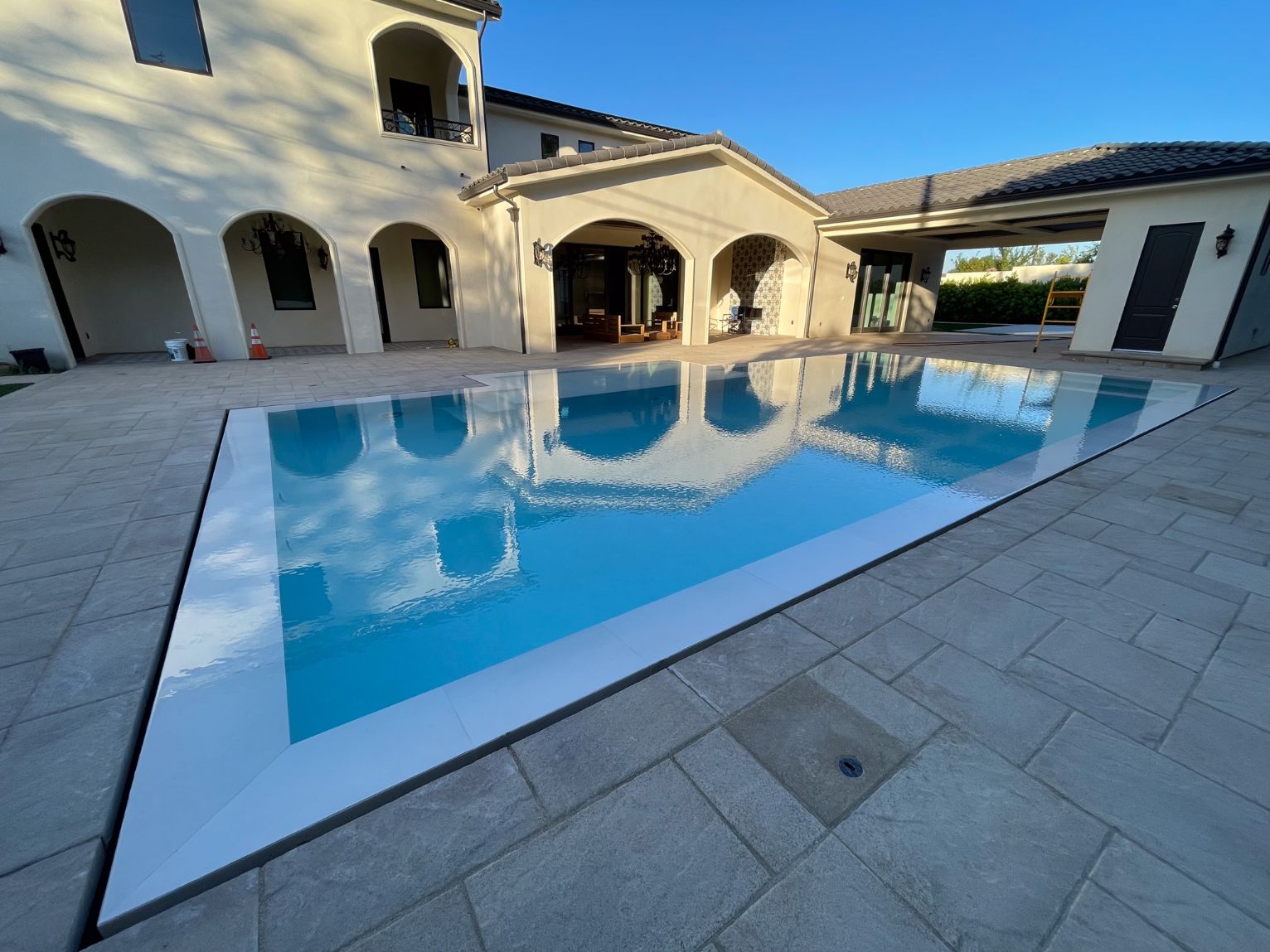 Luxury finished pool project in Hacienda Heights by Pool Masters LA