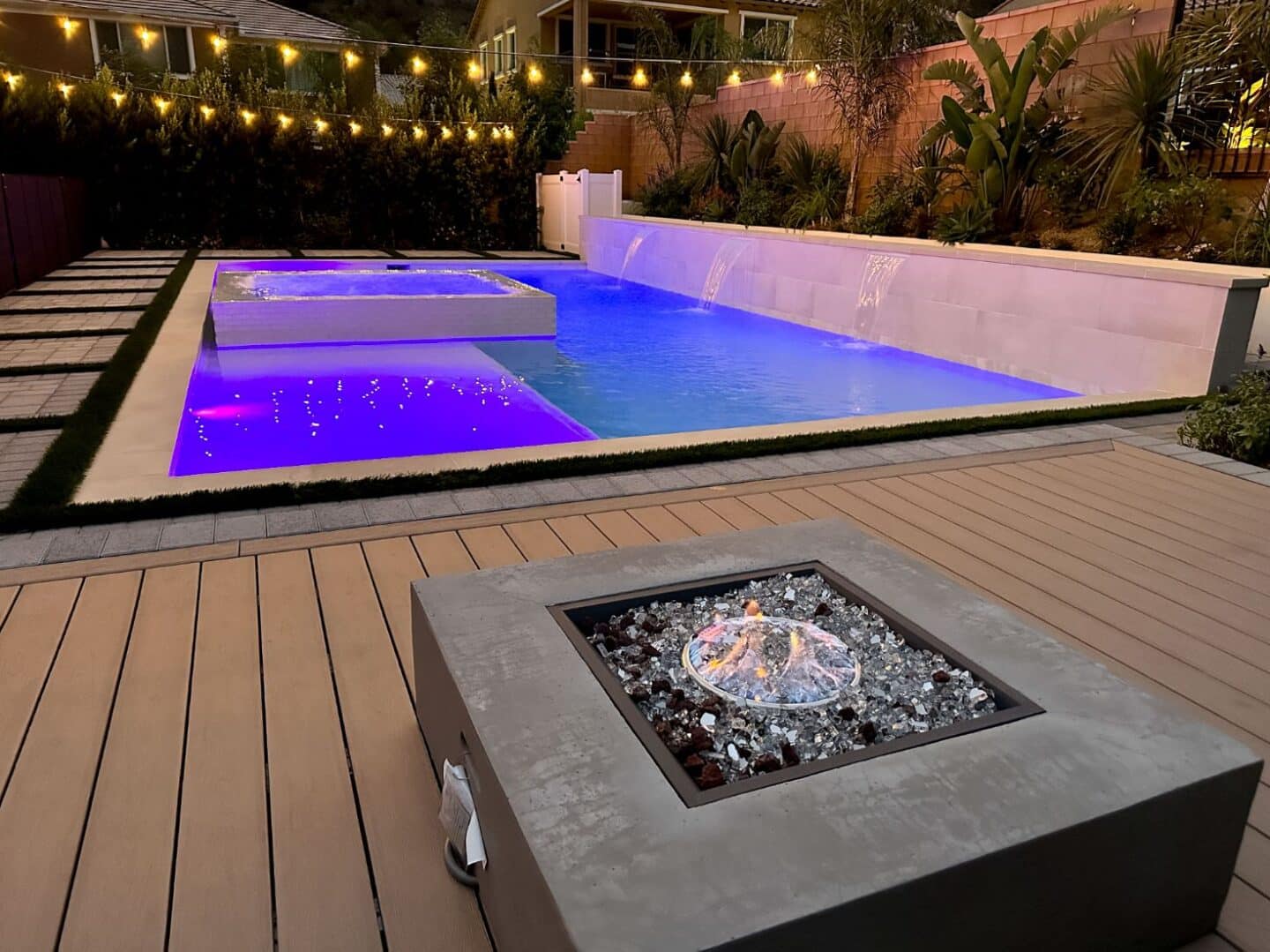 Luxury finished pool project in Rancho Palos Verdes by Pool Masters LA