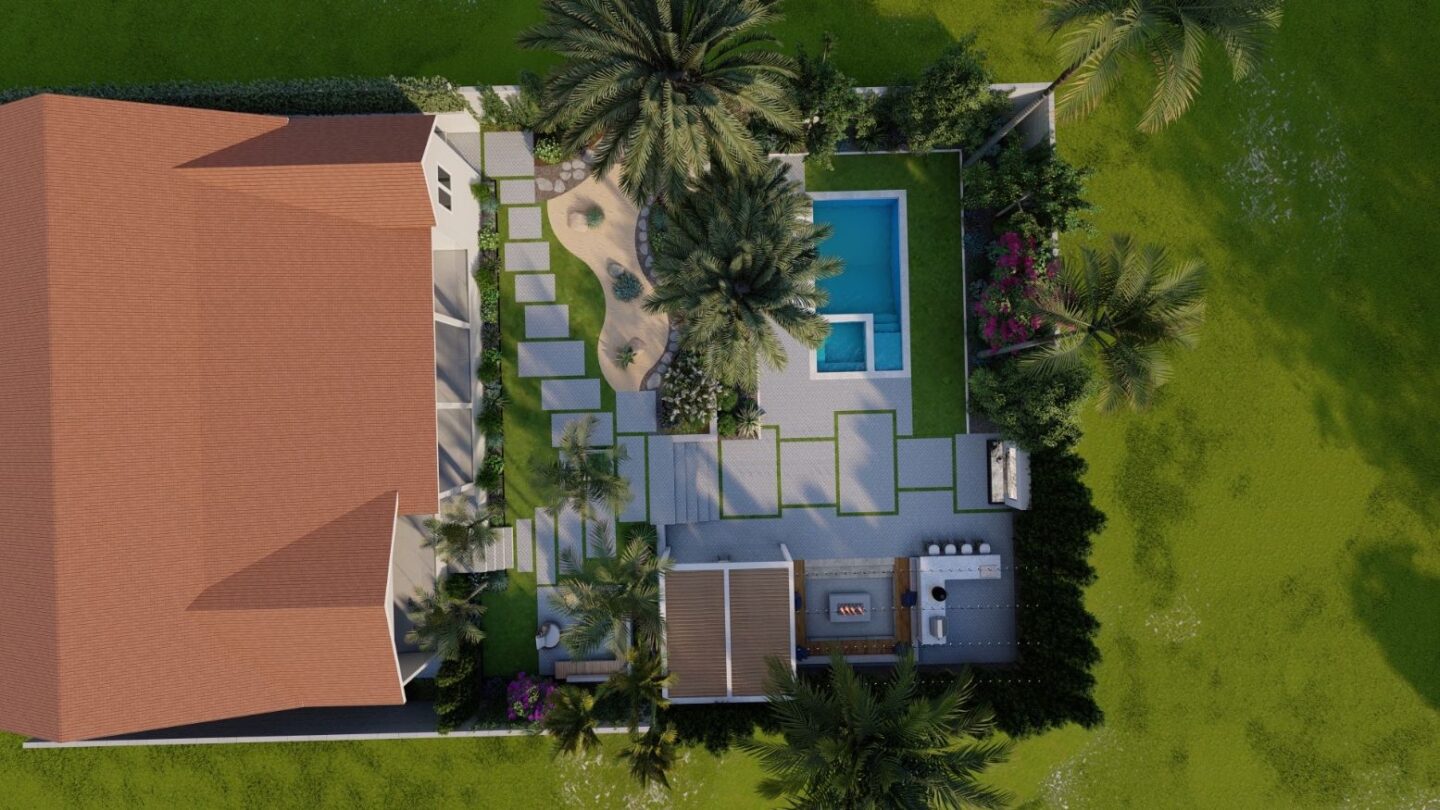 Luxury finished pool project in Sunland by Pool Masters LA