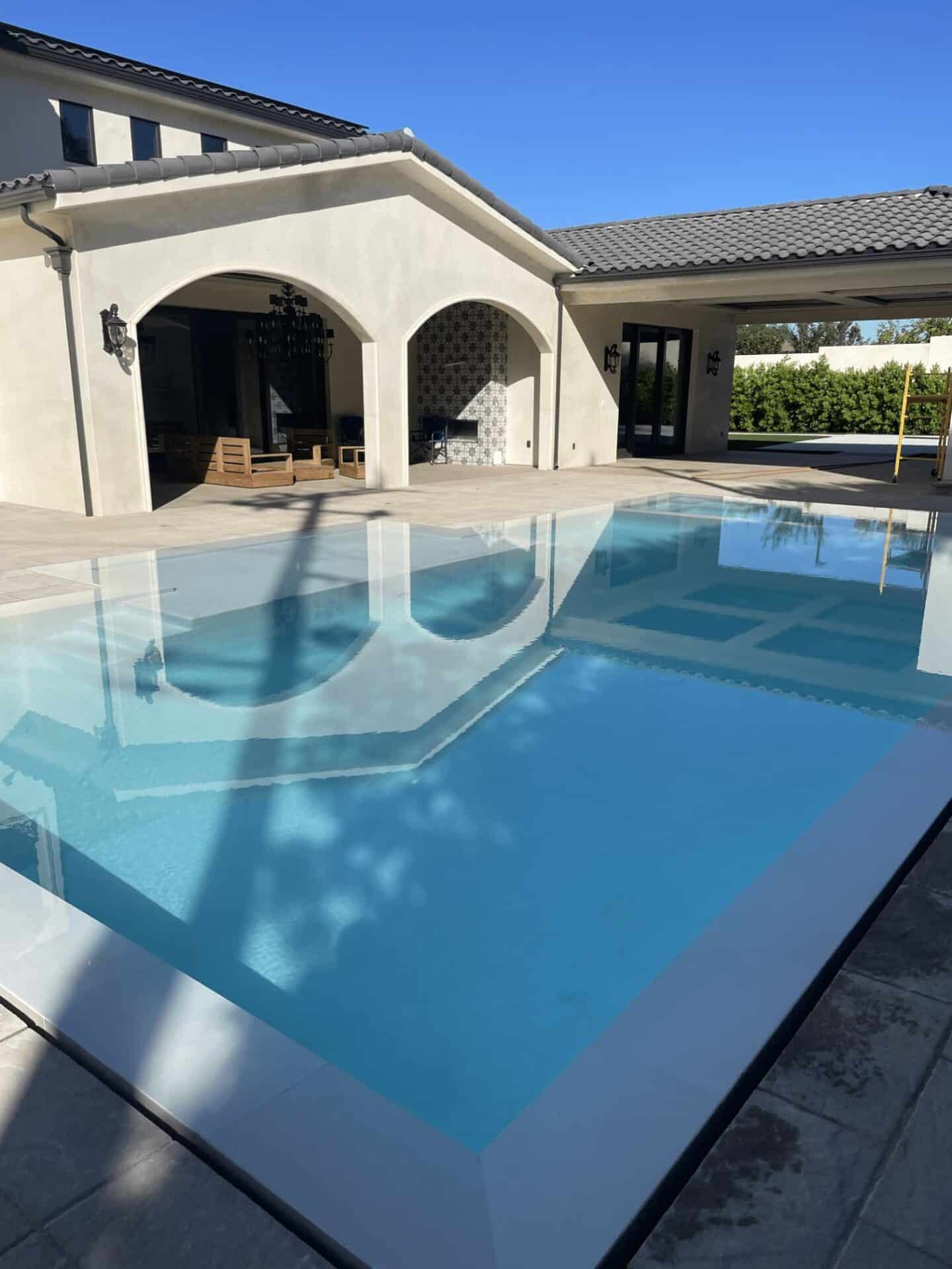Luxury finished pool project in Sunland by Pool Masters LA